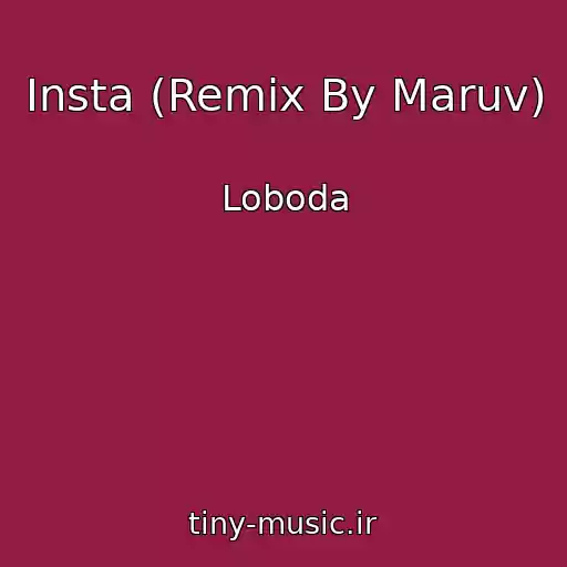 کاور آهنگ Insta (Remix By Maruv) از Loboda
