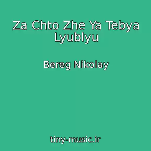 کاور آهنگ Za Chto Zhe Ya Tebya Lyublyu از Bereg Nikolay