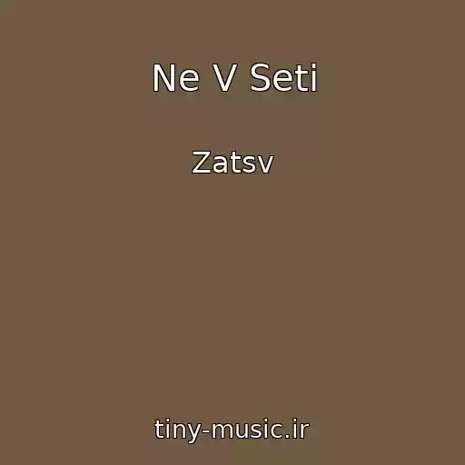 کاور آهنگ Ne V Seti از Zatsv
