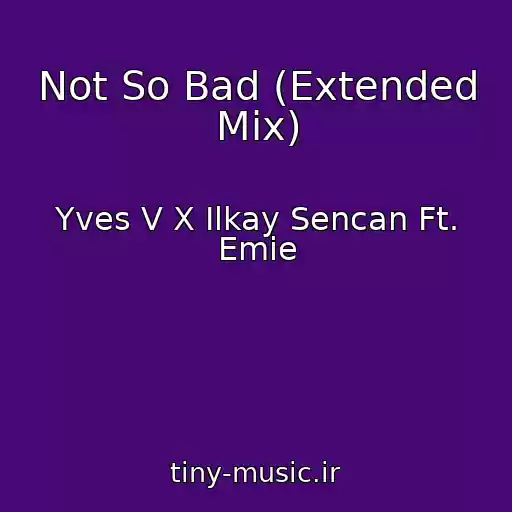کاور آهنگ Not So Bad (Extended Mix) از Yves V X Ilkay Sencan Ft. Emie