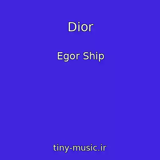 کاور آهنگ Dior از Egor Ship