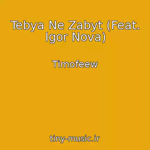 کاور آهنگ Tebya Ne Zabyt (Feat. Igor Nova) از Timofeew