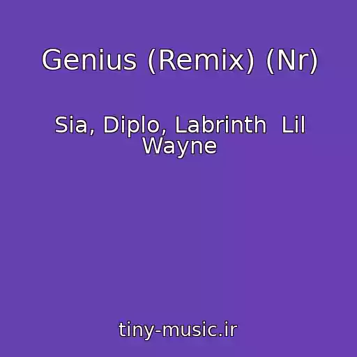 کاور آهنگ Genius (Remix) (Nr) از Sia, Diplo, Labrinth  Lil Wayne
