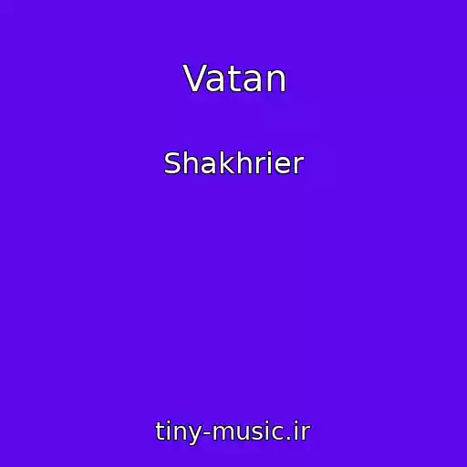 کاور آهنگ Vatan از Shakhrier