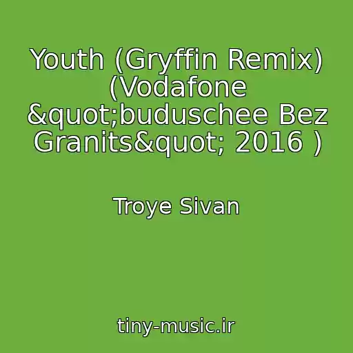 کاور آهنگ Youth (Gryffin Remix) (Vodafone "buduschee Bez Granits" 2016 ) از Troye Sivan