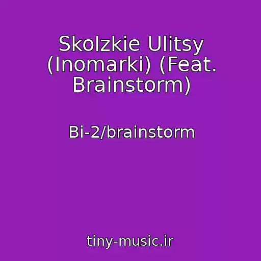 کاور آهنگ Skolzkie Ulitsy (Inomarki) (Feat. Brainstorm) از Bi-2/brainstorm