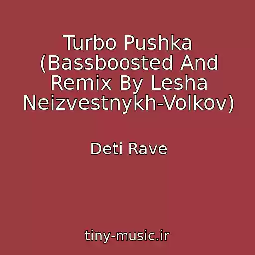 کاور آهنگ Turbo Pushka (Bassboosted And Remix By Lesha Neizvestnykh-Volkov) از Deti Rave