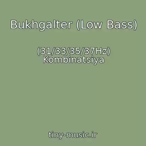 کاور آهنگ Bukhgalter (Low Bass) از (31/33/35/37Hz) Kombinatsiya