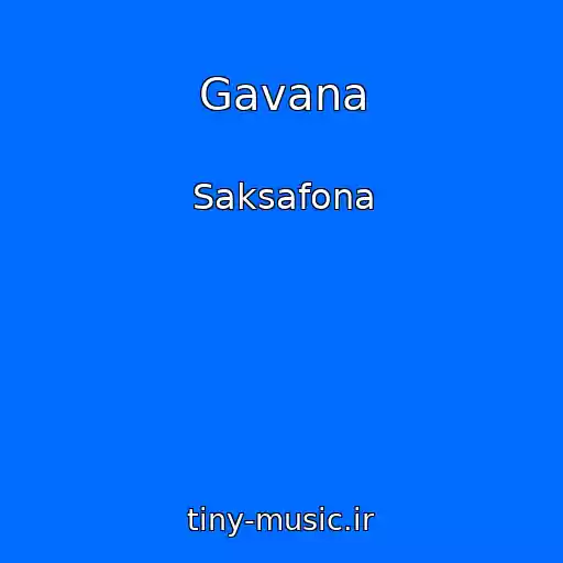 کاور آهنگ Gavana از Saksafona