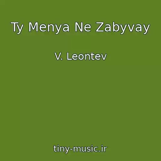 کاور آهنگ Ty Menya Ne Zabyvay از V. Leontev