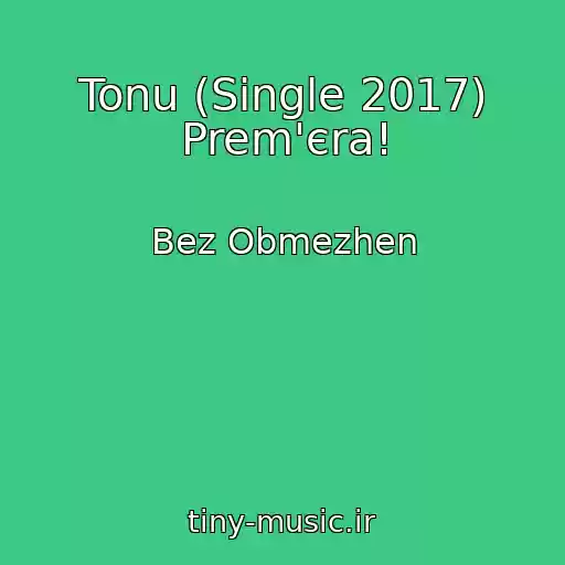 کاور آهنگ Tonu (Single 2017) Prem'єra! از Bez Obmezhen