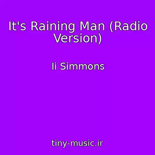کاور آهنگ It's Raining Man (Radio Version) از Ii Simmons