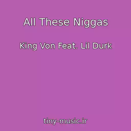 کاور آهنگ All These Niggas از King Von Feat. Lil Durk