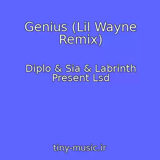 کاور آهنگ Genius (Lil Wayne Remix) از Diplo & Sia & Labrinth Present Lsd