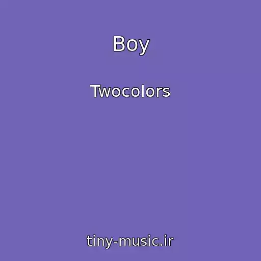 کاور آهنگ Boy از Twocolors