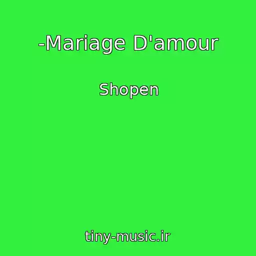 کاور آهنگ -Mariage D'amour از Shopen