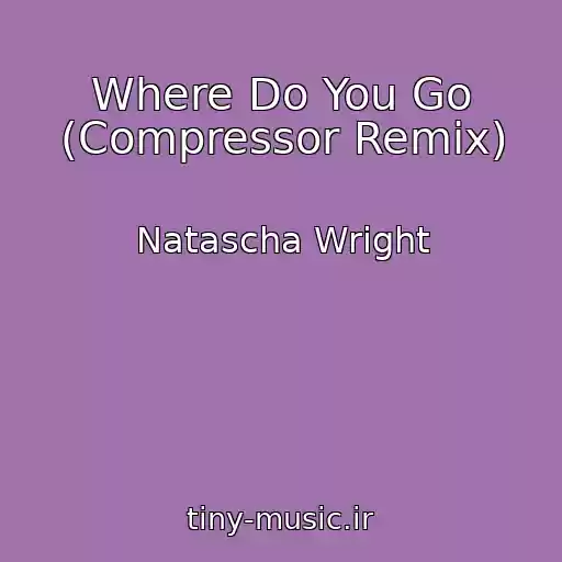 کاور آهنگ Where Do You Go (Compressor Remix) از Natascha Wright