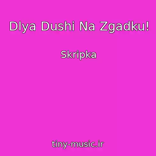 کاور آهنگ Dlya Dushі Na Zgadku! از Skripka