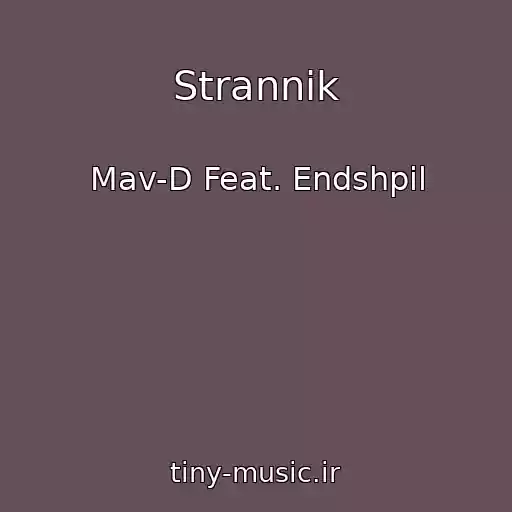 کاور آهنگ Strannik از Mav-D Feat. Endshpil
