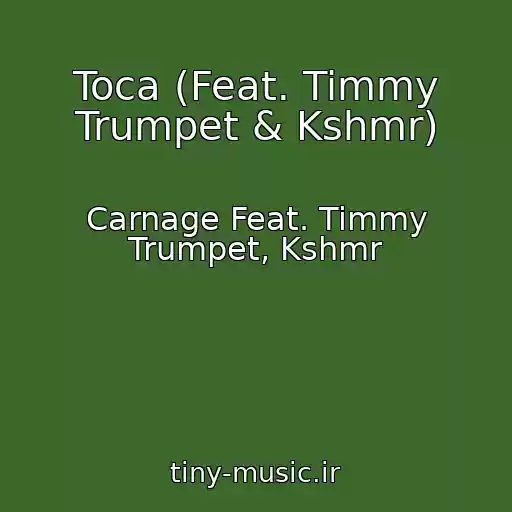 کاور آهنگ Toca (Feat. Timmy Trumpet & Kshmr) از Carnage Feat. Timmy Trumpet, Kshmr
