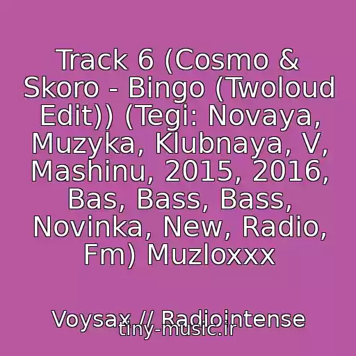 کاور آهنگ Track 6 (Cosmo & Skoro - Bingo (Twoloud Edit)) (Tegi: Novaya, Muzyka, Klubnaya, V, Mashinu, 2015, 2016, Bas, Bass, Bass, Novinka, New, Radio, Fm) Muzloxxx از Voysax // Radiointense