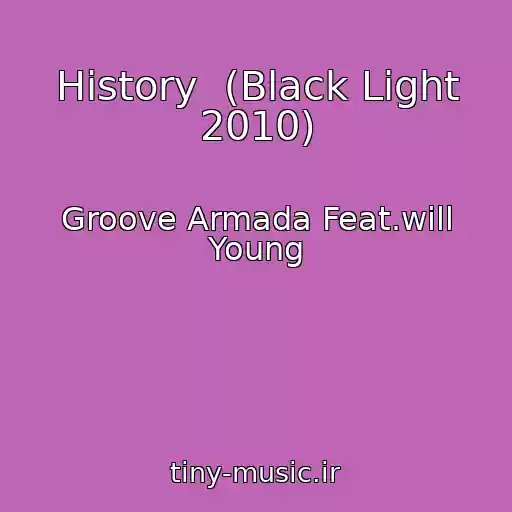 کاور آهنگ History  (Black Light 2010) از Groove Armada Feat.will Young