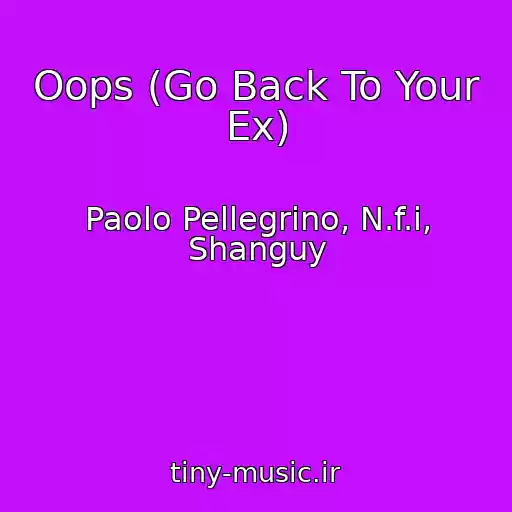 کاور آهنگ Oops (Go Back To Your Ex) از Paolo Pellegrino, N.f.i, Shanguy
