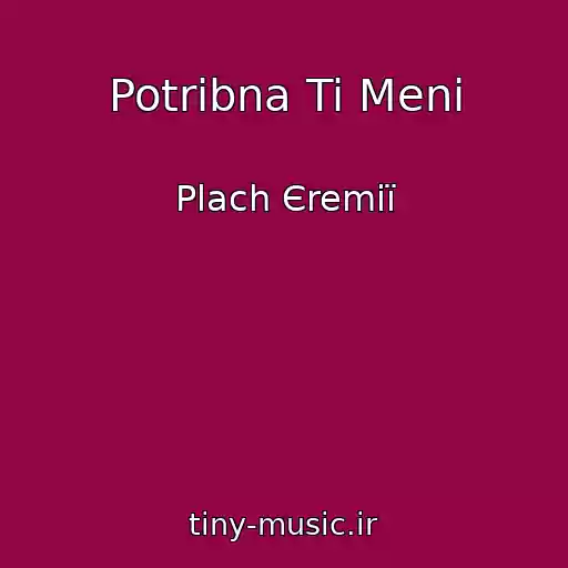 کاور آهنگ Potrіbna Ti Menі از Plach Єremії