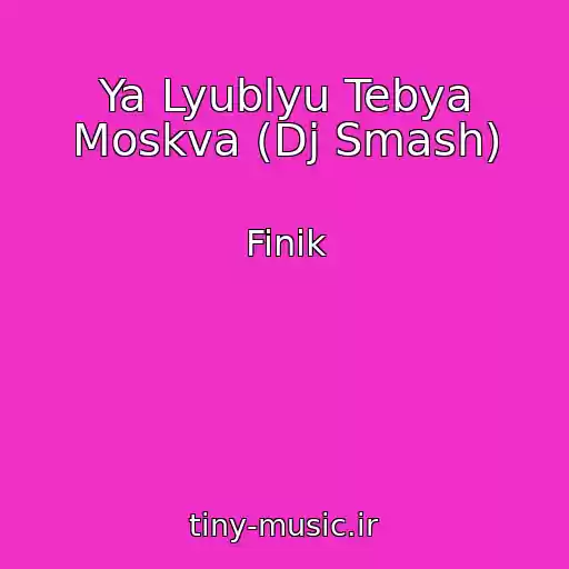 کاور آهنگ Ya Lyublyu Tebya Moskva (Dj Smash) از Finik