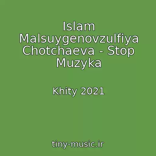 کاور آهنگ Islam Malsuygenovzulfiya Chotchaeva - Stop Muzyka از Khity 2021