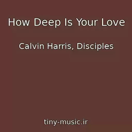 کاور آهنگ How Deep Is Your Love از Calvin Harris, Disciples