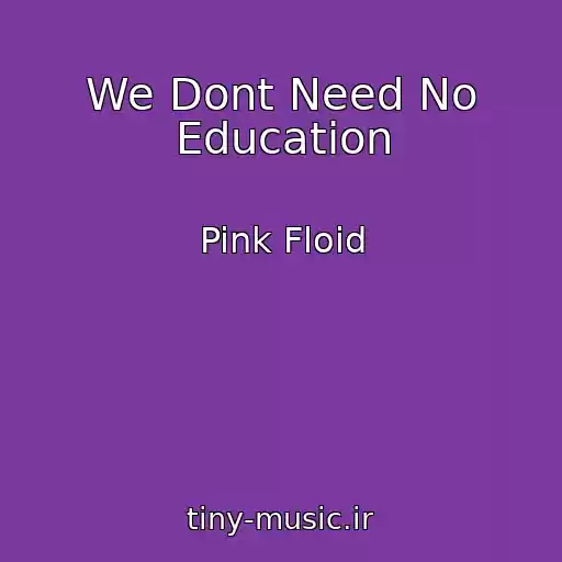کاور آهنگ We Dont Need No Education از Pink Floid