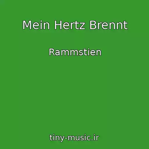 کاور آهنگ Mein Hertz Brennt از Rammstien