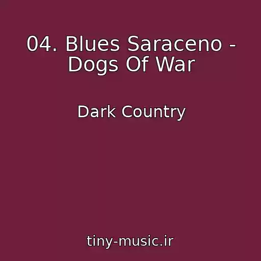 کاور آهنگ 04. Blues Saraceno - Dogs Of War از Dark Country