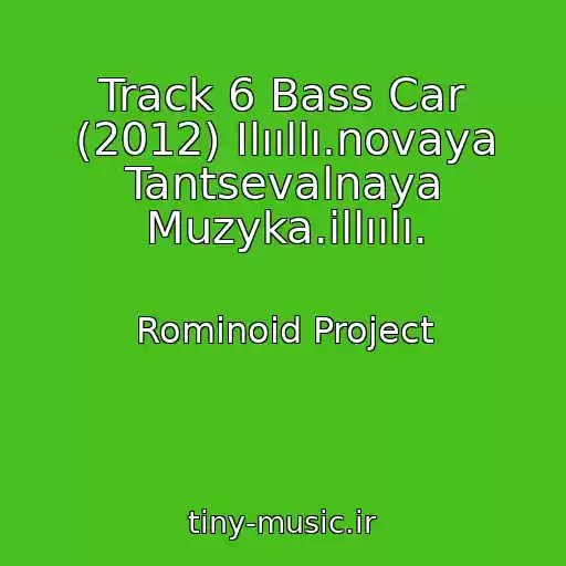 کاور آهنگ Track 6 Bass Car (2012) Ilııllı.novaya Tantsevalnaya Muzyka.illıılı. از Rominoid Project