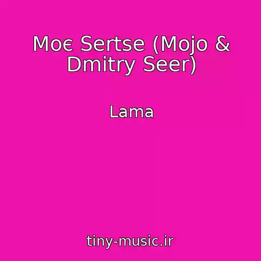 کاور آهنگ Moє Sertse (Mojo & Dmitry Seer) از Lama