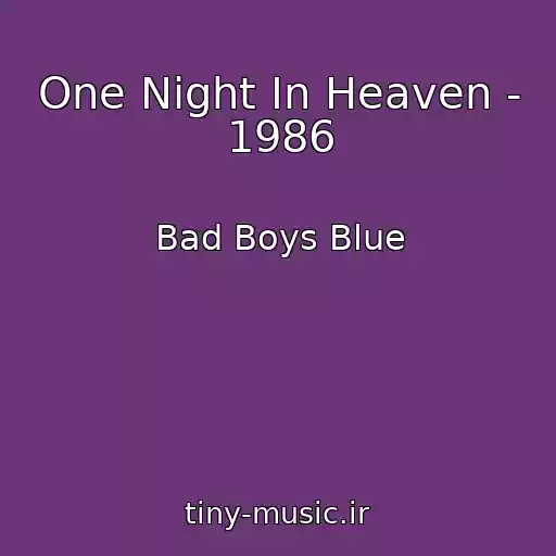 کاور آهنگ One Night In Heaven - 1986 از Bad Boys Blue