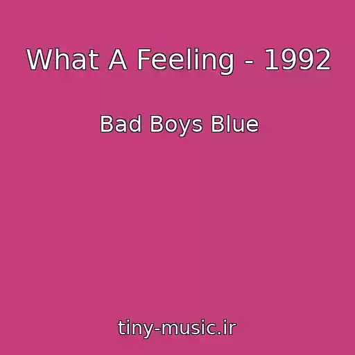 کاور آهنگ What A Feeling - 1992 از Bad Boys Blue