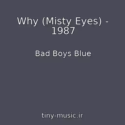کاور آهنگ Why (Misty Eyes) - 1987 از Bad Boys Blue