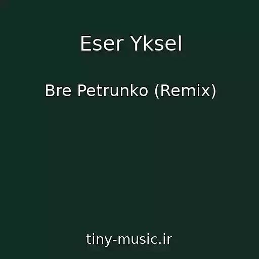 کاور آهنگ Eser Yksel از Bre Petrunko (Remix)