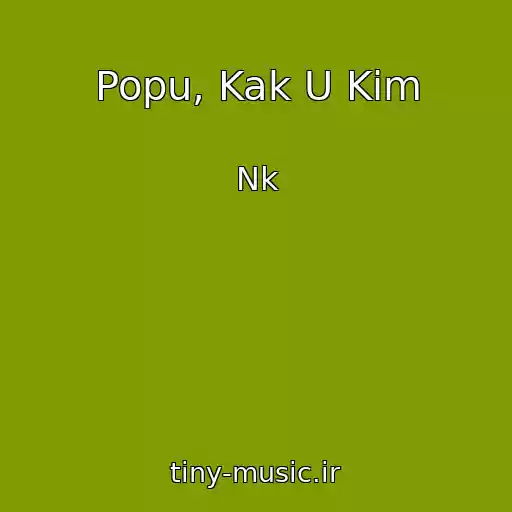 کاور آهنگ Popu, Kak U Kim از Nk