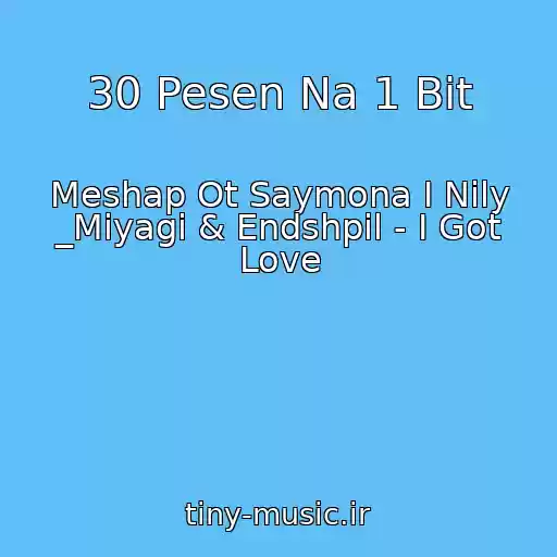 کاور آهنگ 30 Pesen Na 1 Bit از Meshap Ot Saymona I Nily _Miyagi & Endshpil - I Got Love