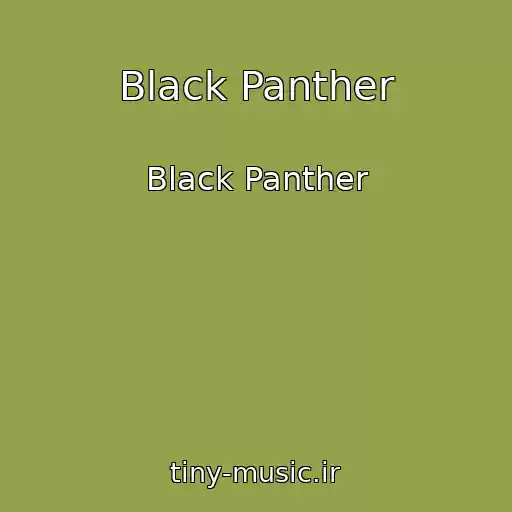 کاور آهنگ Black Panther از Black Panther