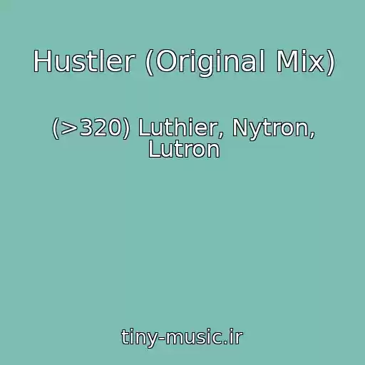 کاور آهنگ Hustler (Original Mix) از (>320) Luthier, Nytron, Lutron