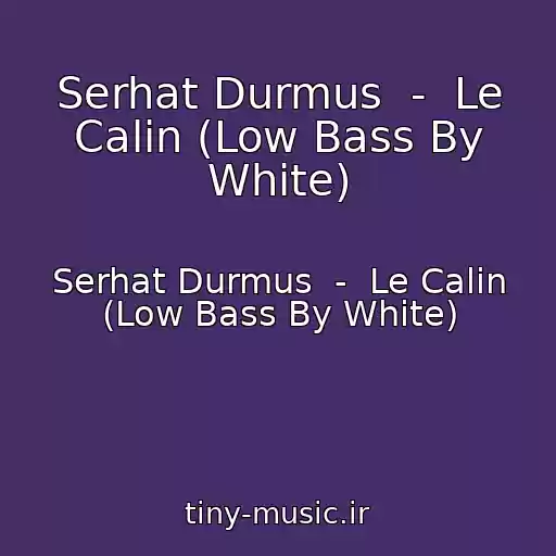 کاور آهنگ Serhat Durmus  -  Le Calin (Low Bass By White) از Serhat Durmus  -  Le Calin (Low Bass By White)