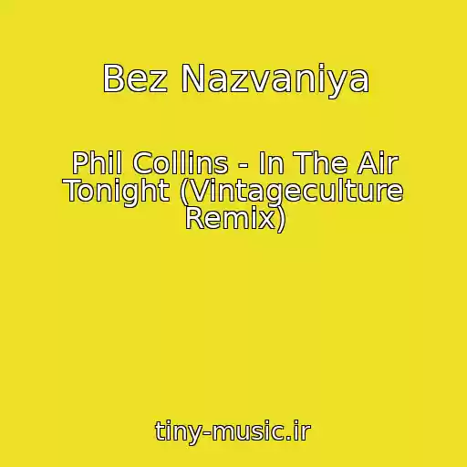 کاور آهنگ Bez Nazvaniya از Phil Collins - In The Air Tonight (Vintageculture Remix)