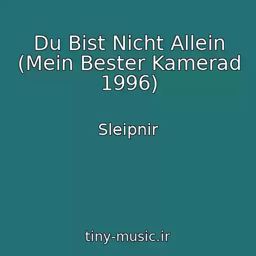 کاور آهنگ Du Bist Nicht Allein (Mein Bester Kamerad 1996) از Sleipnir