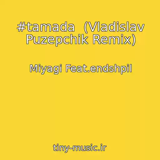 کاور آهنگ #tamada  (Vladislav Puzepchik Remix) از Miyagi Feat.endshpil