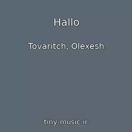 کاور آهنگ Hallo از Tovaritch, Olexesh