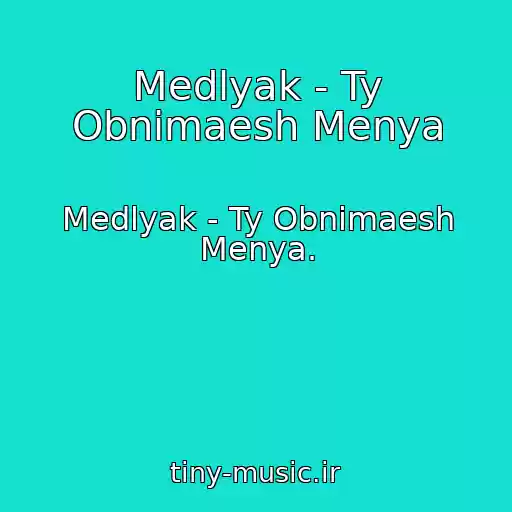 کاور آهنگ Medlyak - Ty Obnimaesh Menya از Medlyak - Ty Obnimaesh Menya.